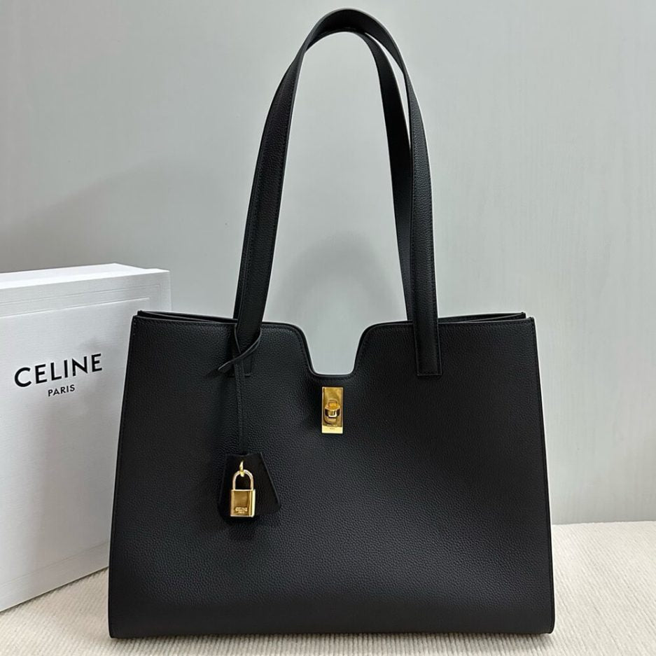 CELINE CABAS 16 IN SUPPLE GRAINED CALFSKIN