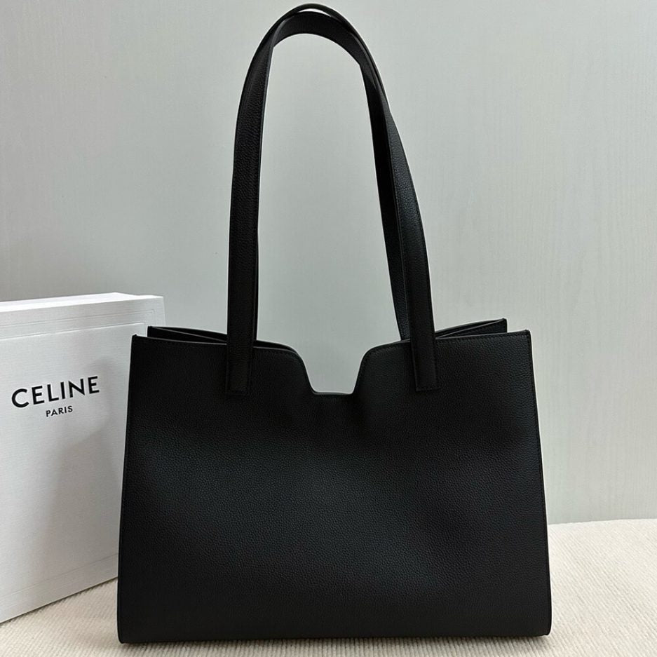 CELINE CABAS 16 IN SUPPLE GRAINED CALFSKIN